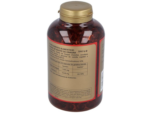 Obire Aceite De Onagra + Vit E 500Mg 450 Perlas