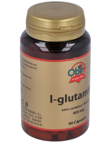 Obire L Glutamina 400Mg 90Caps
