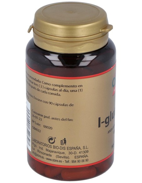 Obire L Glutamina 400Mg 90Caps