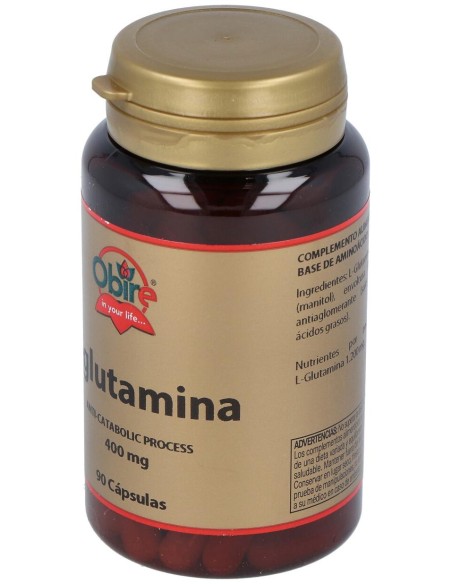 Obire L Glutamina 400Mg 90Caps