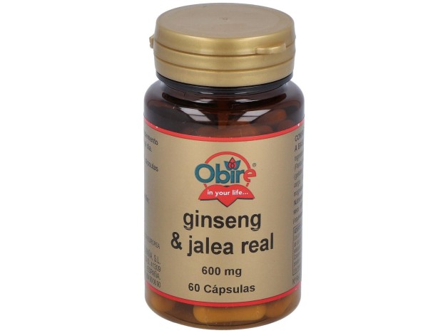Obire Ginseng Y Jalea Real 600Mg 60Cáps
