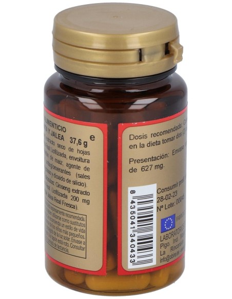 Obire Ginseng Y Jalea Real 600Mg 60Cáps