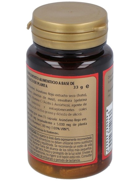Arandano Rojo 5000Mg. (Ext. Seco 200Mg.) 60Cap.