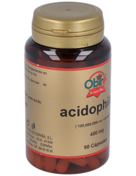 Obire Acidophilus 400Mg 90Caps