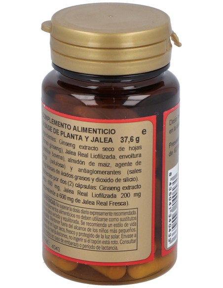 Obire Ginseng Y Jalea Real 600Mg 60Cáps