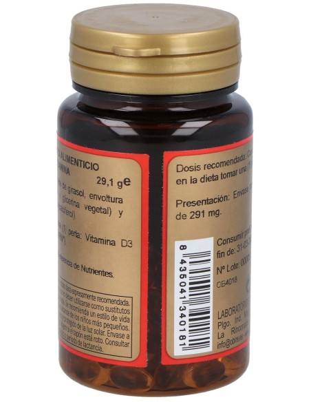 Obire Vitamina D3 4000Ui 100Caps