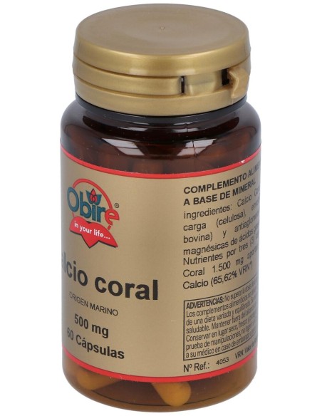 Obire Coral Calcio 500Mg 60Caps