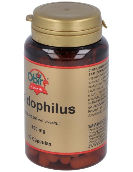 Obire Acidophilus 400Mg 90Caps