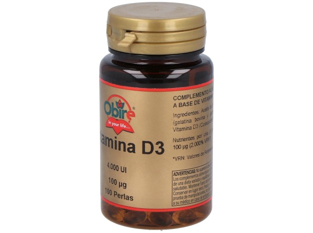 Obire Vitamina D3 4000Ui 100Caps
