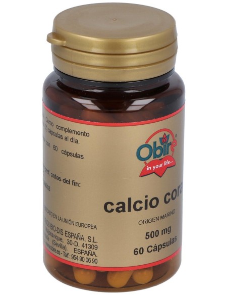 Obire Coral Calcio 500Mg 60Caps