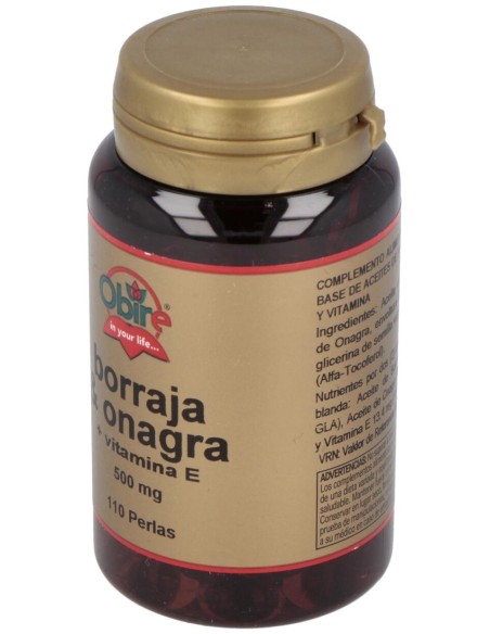 Obire Borraja Y Onaga + Vitamina E 500Mg 110Caps