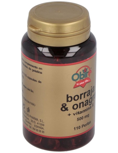 Obire Borraja Y Onaga + Vitamina E 500Mg 110Caps