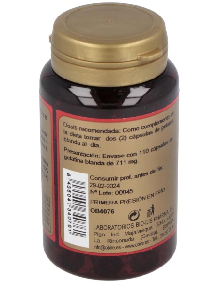Obire Borraja Y Onaga + Vitamina E 500Mg 110Caps