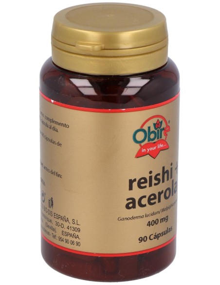 Obire Reishi Micelio %26 Acerola 90Caps
