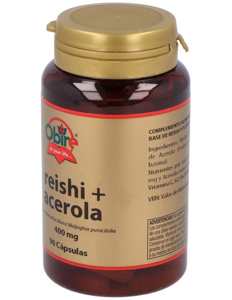 Obire Reishi Micelio %26 Acerola 90Caps