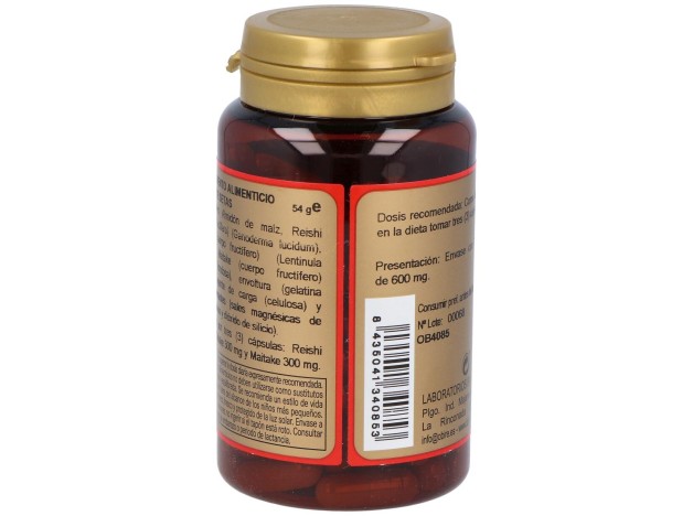 Obire Reishi Shitake Maitake 300Mg 90Caps