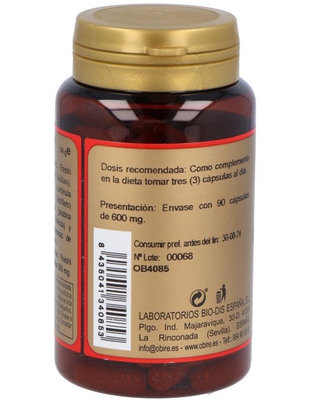 Obire Reishi Shitake Maitake 300Mg 90Caps