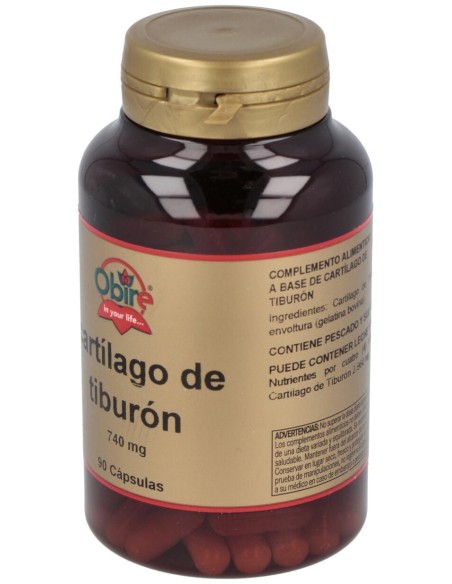 Cartilago De Tiburon 740Mg. 90Cap.