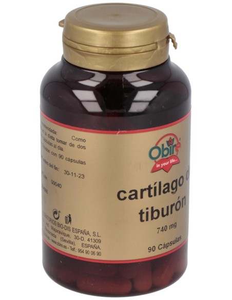 Cartilago De Tiburon 740Mg. 90Cap.
