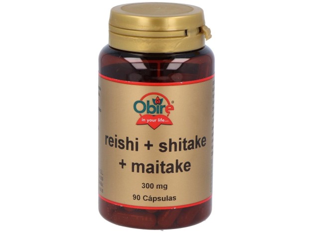 Obire Reishi Shitake Maitake 300Mg 90Caps