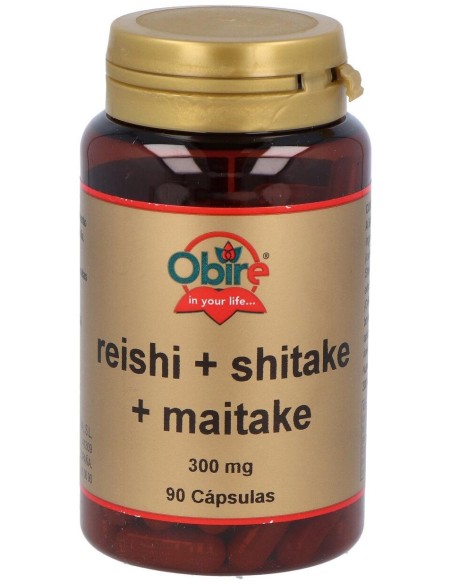Obire Reishi Shitake Maitake 300Mg 90Caps