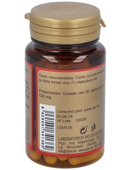 Obire Ácido Hialurónico 100Mg 60Cáps