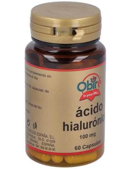 Obire Ácido Hialurónico 100Mg 60Cáps