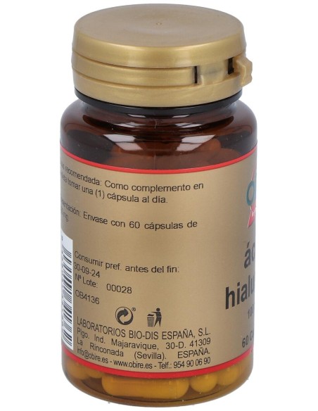 Obire Ácido Hialurónico 100Mg 60Cáps