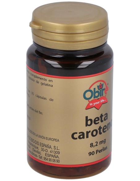 Obire Betacaroteno 10.000 U.I. 90 Perlas
