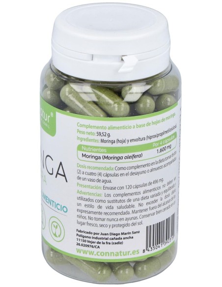 Connatur Moringa Oleifera Bio 120Caps