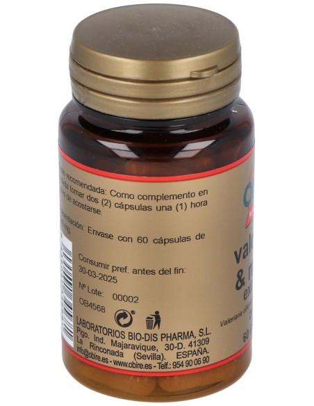 Valeriana + Melisa 200Mg (Ext. Seco) 60Cap.