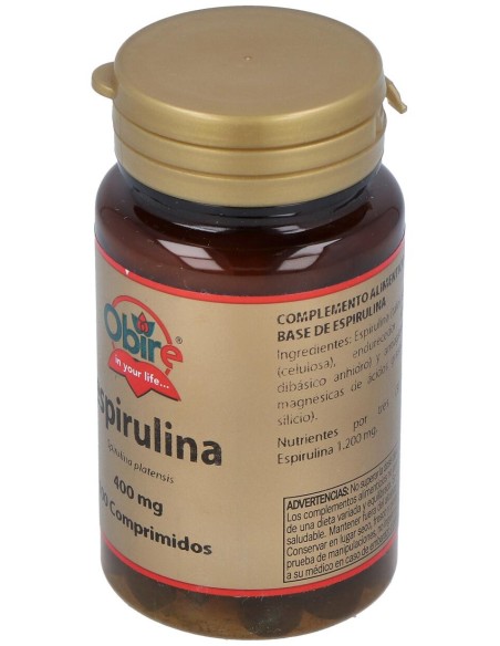 Obire Espirulina 400Mg 100Comp