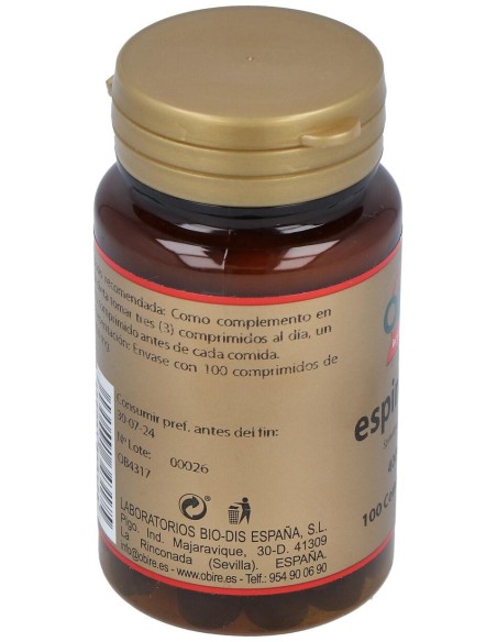 Obire Espirulina 400Mg 100Comp
