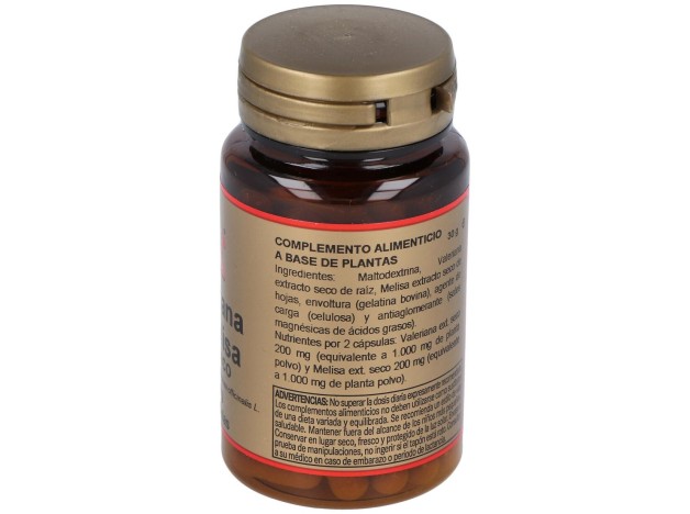 Valeriana + Melisa 200Mg (Ext. Seco) 60Cap.