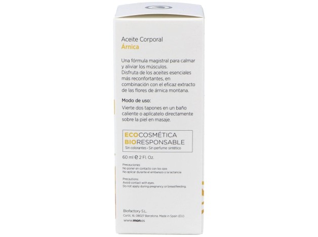 Mon Aceite Calmante De Arnica 60 Ml