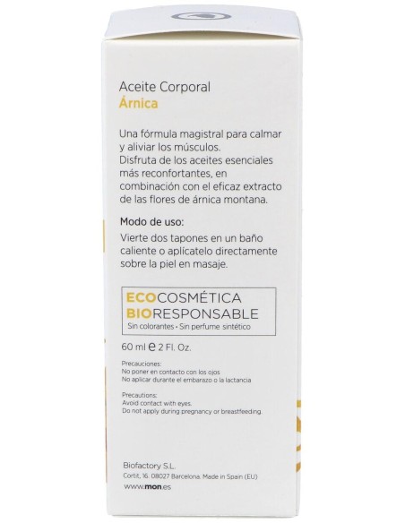 Mon Aceite Calmante De Arnica 60 Ml