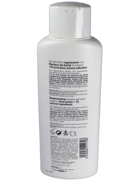 Mon Deconatur Gel De Baño Karite +10 Bio 750Ml