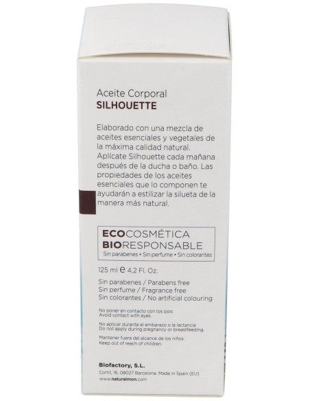 Mon Aceite Corporal Reafirmante Silhouette Bio 125 Ml