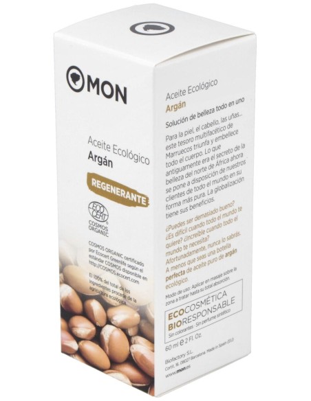 Aceite De Argan Eco 100% Puro 60Ml.