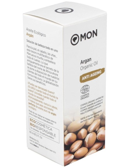 Aceite De Argan Eco 100% Puro 60Ml.