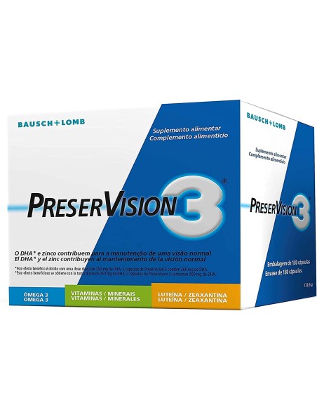 Preservision 3 180 cápsulas