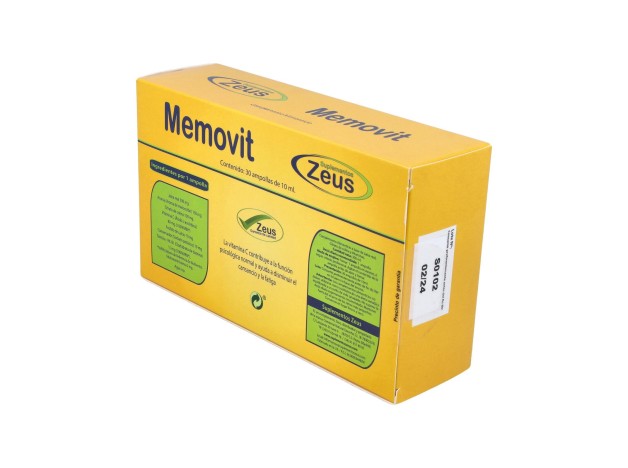Zeus Memovit 30 Ampollas