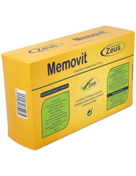 Zeus Memovit 30 Ampollas