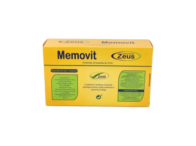 Zeus Memovit 30 Ampollas