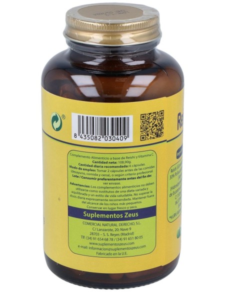 Reishi (Ganovital) 600Mg. 180Cap.