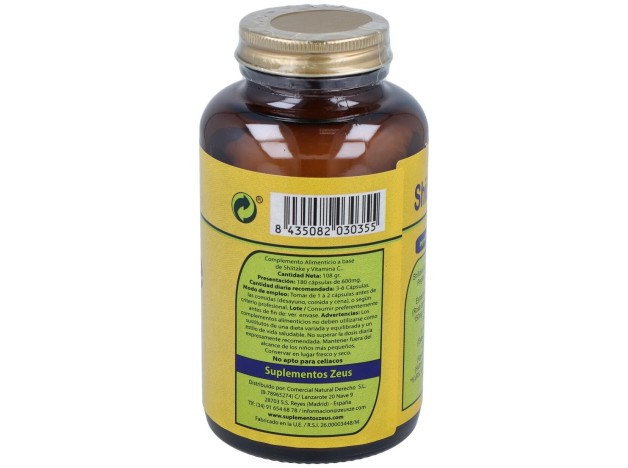 Shiitake-Ze 400Mg. 180Cap.
