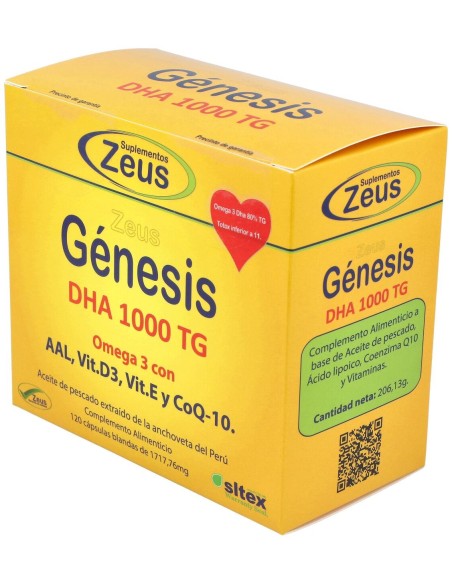 Genesis Dha Tg 1000 Omega 3 120Cap.