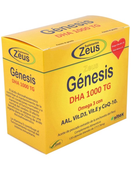 Genesis Dha Tg 1000 Omega 3 120Cap.