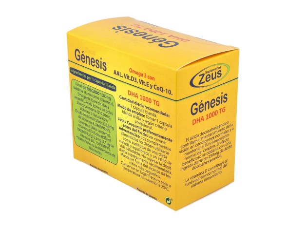 Genesis Dha Tg 1000 Omega 3 120Cap.