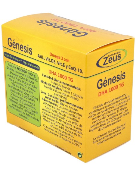 Genesis Dha Tg 1000 Omega 3 120Cap.